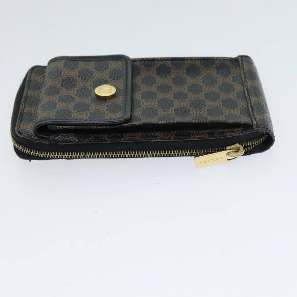 CELINE Macadam Canvas Shoulder Wallet PVC Brown Auth 79811 - Picture 5 of 16